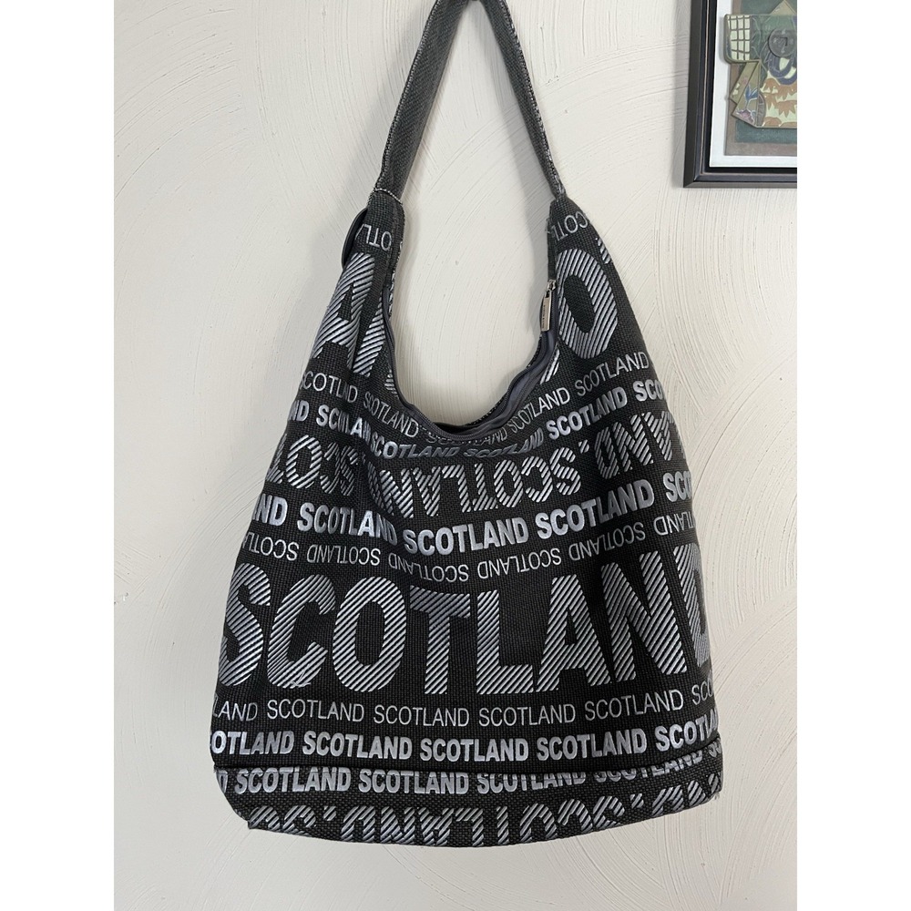 Robin Ruth Julia Cotton Slouched Hobo Shoulder Tote Bag Scotland